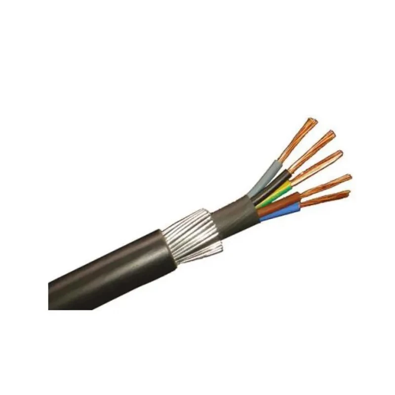 RS PRO 5 Core Power Cable Black 2.5mm² 90 °C 50 m Polyvinyl Chloride 196-4697