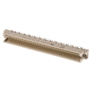 HARTING DIN 41612 64 Way 2.54 mm Pitch Type Through Hole Type C/2 Solder Class Class C2 2 Row Male Straight 09731646903