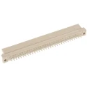 HARTING DIN 41612 64 Way 2.54 mm Pitch, Through Hole Mount, Type C/2, Solder Termination Class C2, 2 Row Male 09721646903