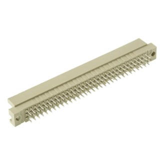 HARTING DIN 41612 96 Way 2.54 mm Pitch Through Hole Solder Type C/2 3 Row Male Straight 09731966903