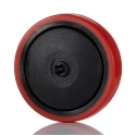 RS PRO Orange Polyurethane Trolley Wheel 125mm Diameter 30mm Width 150 kg Load Capacity Ball Bearing Hub Nylon Hub 196-5138