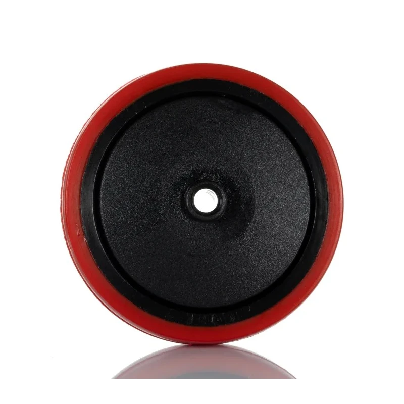RS PRO Orange Polyurethane Trolley Wheel 125mm Diameter 30mm Width 150 kg Load Capacity Ball Bearing Hub Nylon Hub 196-5138