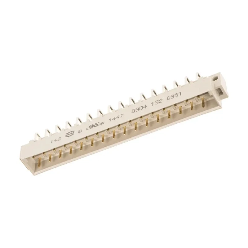 HARTING DIN 41612 Connector 32 Way 5.08 mm Pitch, Through Hole Mount, Type C/2, Solder Termination Class C2, 2 09041326951