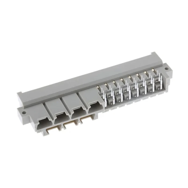 HARTING DIN 41612 64 Way 10.16 mm Pitch Through Hole Type C/2 Faston Class C2 3 Row Male Right 09060316921
