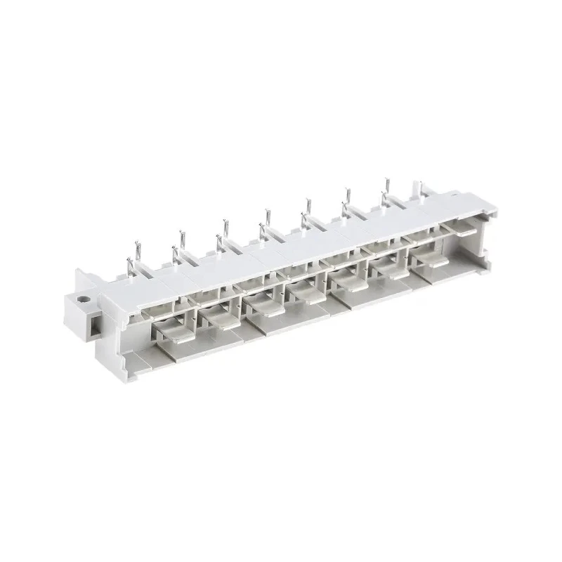 HARTING DIN 41612 15 Way 10.16 mm Pitch Through Hole 2 Row Male Right Angle Connector 09061152932