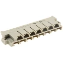 HARTING DIN 41612 15 Way 5.08 mm Pitch Type H15 Faston Class C1 2 Row Male Straight Connector 09060152931