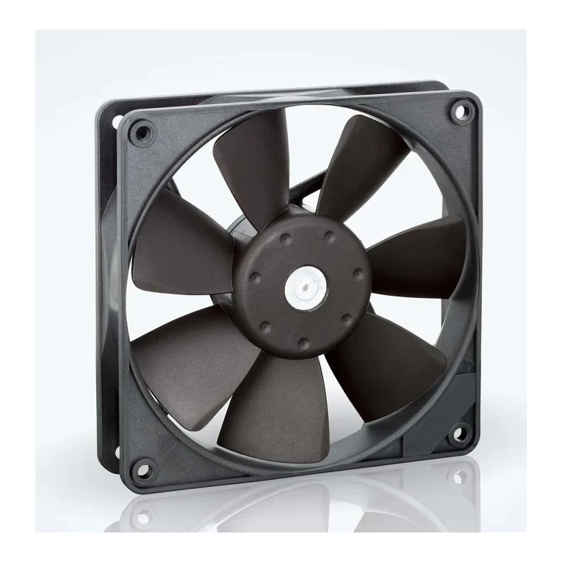 ebm-papst 4400 F Series Rectangular DC Axial Fan 24V DC, 170 m³/h Air Flow, 5 W Power, IP20, 119 mm Frame 