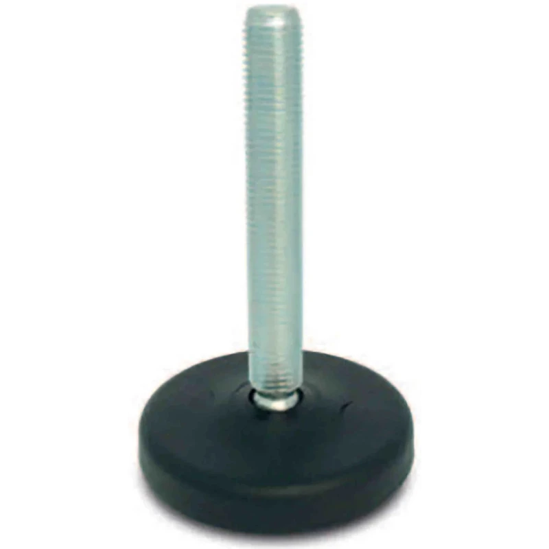 RS PRO Adjustable Foot M16 Thread 103 mm Diameter Mild Steel Base 1800 kg Static Load Capacity 30 ° Tilt Angle 196-5319