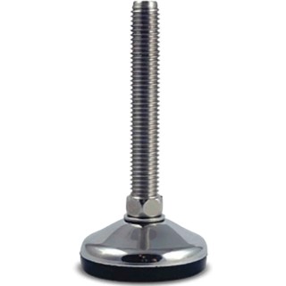 RS PRO M16 50 mm Diameter Adjustable Foot Stainless Steel 400 kg Static Load Capacity 10° Tilt Angle 196-5354