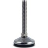 RS PRO M16 50 mm Diameter Adjustable Foot Stainless Steel 400 kg Static Load Capacity 10° Tilt Angle 196-5354