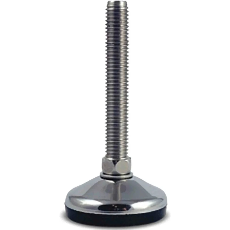 RS PRO M14 60 mm Diameter Stainless Steel Adjustable Foot with 700 kg Static Load Capacity and 10 ° Tilt Angle 196-5353