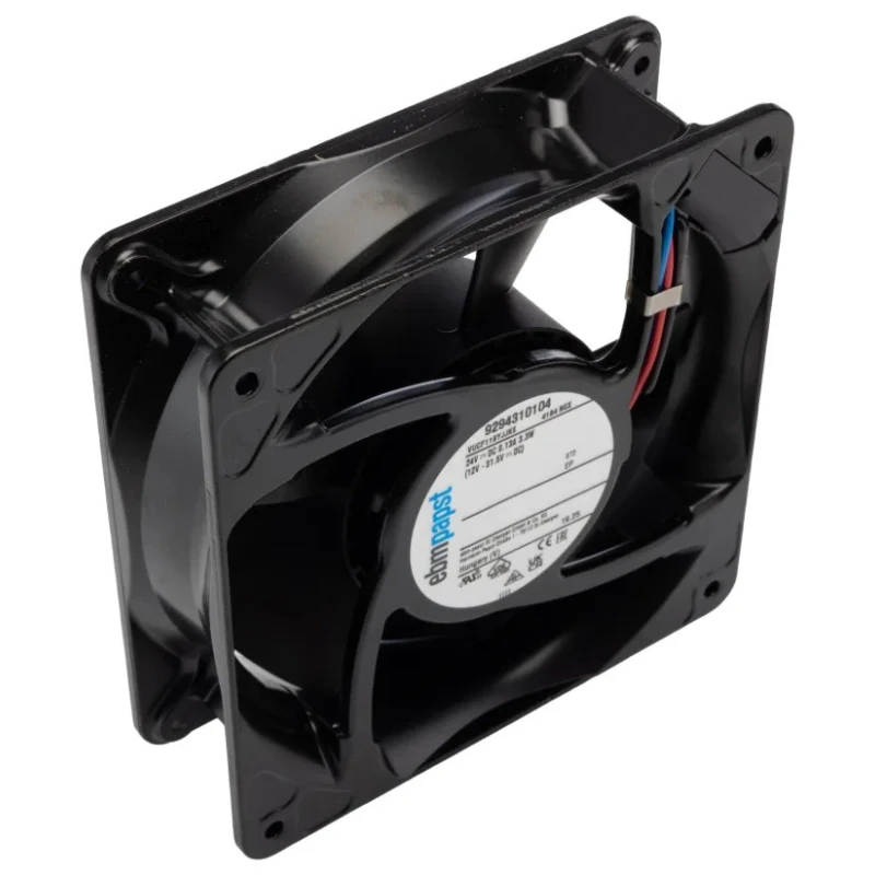 ebm-papst 4100 N Series 24V DC 160 m³/h 3.3W IP68 Fibreglass-Reinforced Plastic Axial Fan 