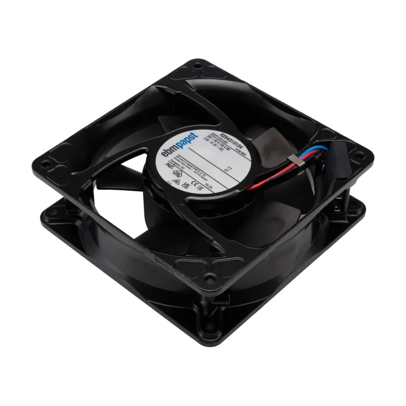 ebm-papst 4100 N Series 24V DC 160 m³/h 3.3W IP68 Fibreglass-Reinforced Plastic Axial Fan 