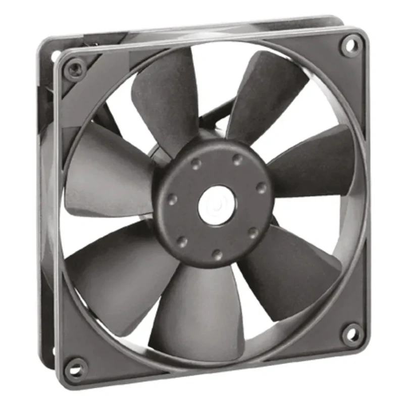ebm-papst 4400 F Series Axial Fan, 12V DC, 5.3 W, 170 m³/h Air Flow, 119 mm Frame Size 4412F/2