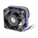 ebm-papst 400 Series DC Axial Fan 24 V DC 3 W 22 m³/h Ball Bearing 11700 RPM 40x40x25 mm 414J/2H