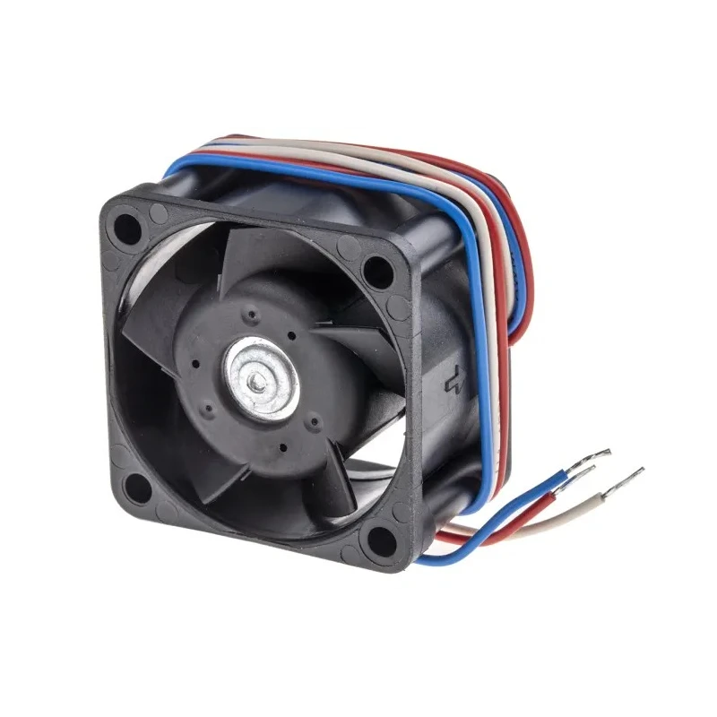 ebm-papst 400 Series DC Axial Fan 24 V DC 3 W 22 m³/h Ball Bearing 11700 RPM 40x40x25 mm 414J/2H