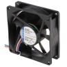 ebm-papst 8400 N Series Axial Fan 12V DC 2.8W 79 m³/h IP68 80 mm 80mm 25 mm IP68