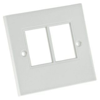 Molex CES Straight 2 Way Socket Wall Plate Surface 42-312