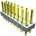 Samtec HTSW Series Straight Through Hole Pin Header 50 Contacts 2.54 mm Pitch 1 Row Unshrouded HTSW-150-07-G-S