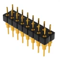 Samtec BBD Series Vertical Through Hole Pin Header 8 Contacts 5.35 mm Pitch 2 Row Unshrouded BBD-108-G-A