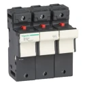 Schneider Electric 125A Rail Mount Fuse Holder, 3P-Pole, 690V ac DF223C