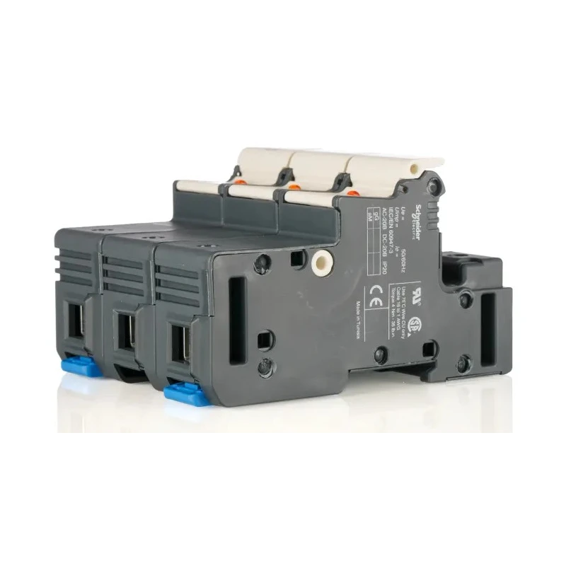 Schneider Electric 125A Rail Mount Fuse Holder, 3P-Pole, 690V ac DF223C