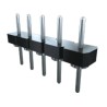 Samtec BBL Series Straight Through Hole Pin Header, 12 Contacts, 2.54 mm Pitch, 1 Row, Unshrouded BBL-112-T-F