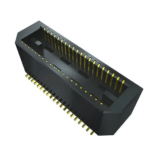 Samtec BTE Series Straight Surface Mount PCB Header 80 Contact Points 0.8 mm Pitch 2 Row Shrouded BTE-040-03-L-D-A