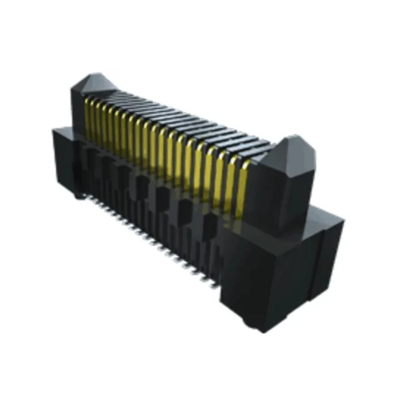 Samtec ERM8 Series Straight 0.8 mm Pitch Shrouded PCB Header, 50 Contacts, 2 Row ERM8