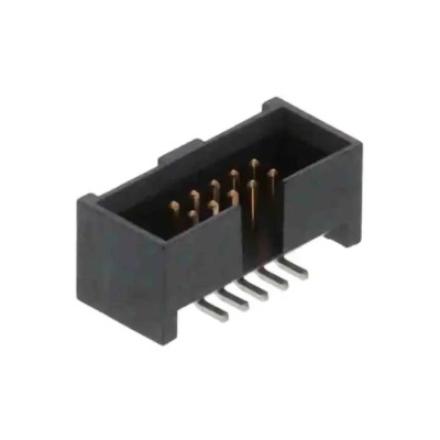 Samtec ESHF Series Vertical Surface Mount PCB Header, Shrouded, 5 Contacts, 1.27 mm Pitch, 2 Rows ESHF-105-01-L-D-SM-K-TR