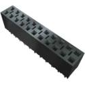 Samtec 3-Contact 1 Row 2.54 mm Pitch Straight Through Hole PCB Socket BCS-103-L-S-PE