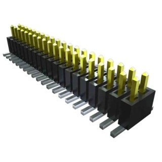 Samtec FTSH Series Pin Header 7 Contacts 1.27 mm Pitch 2 Row Unshrouded FTSH-107-01-F-DV-K-P-TR