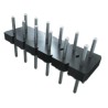 Samtec BDL Series Pin Header 6 Contact 2.54 mm Pitch 2 Row Unshrouded BDL-103-T-E
