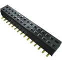 Samtec CLM Series Straight Surface PCB Socket, 4-Contact, 2 Row, 1 mm Pitch Solder CLM-102-02-F-D