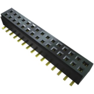 Samtec CLM Series Straight Surface PCB Socket, 4-Contact, 2 Row, 1 mm Pitch Solder CLM-102-02-F-D