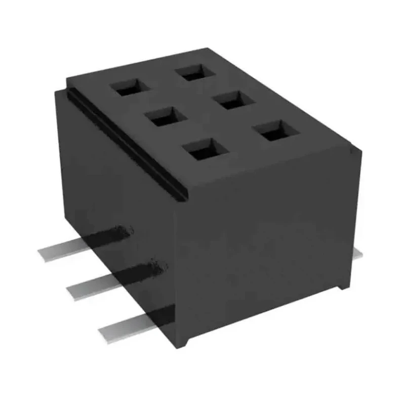 Samtec CLM Series Vertical Surface PCB Socket, 3-Contact, 2 Row, 1 mm Pitch Press-in CLM-103-02-F-D-TR