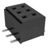 Samtec CLM Series Vertical Surface PCB Socket, 3-Contact, 2 Row, 1 mm Pitch Press-in CLM-103-02-F-D-TR