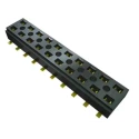 Samtec CLT Series Vertical Surface PCB Socket, 2-Contact, 2 Row, 2 mm Pitch, Press-in Termination CLT-102-02-L-D-TR