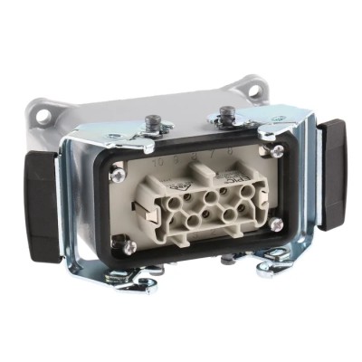 EPIC Heavy Duty Power Connector 10 Way 16A 600V H-BE Series 10034000+10193000+12954400