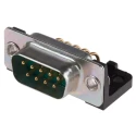 RS PRO 9 Way Right Angle Through Hole D-Sub Connector Male 482-856