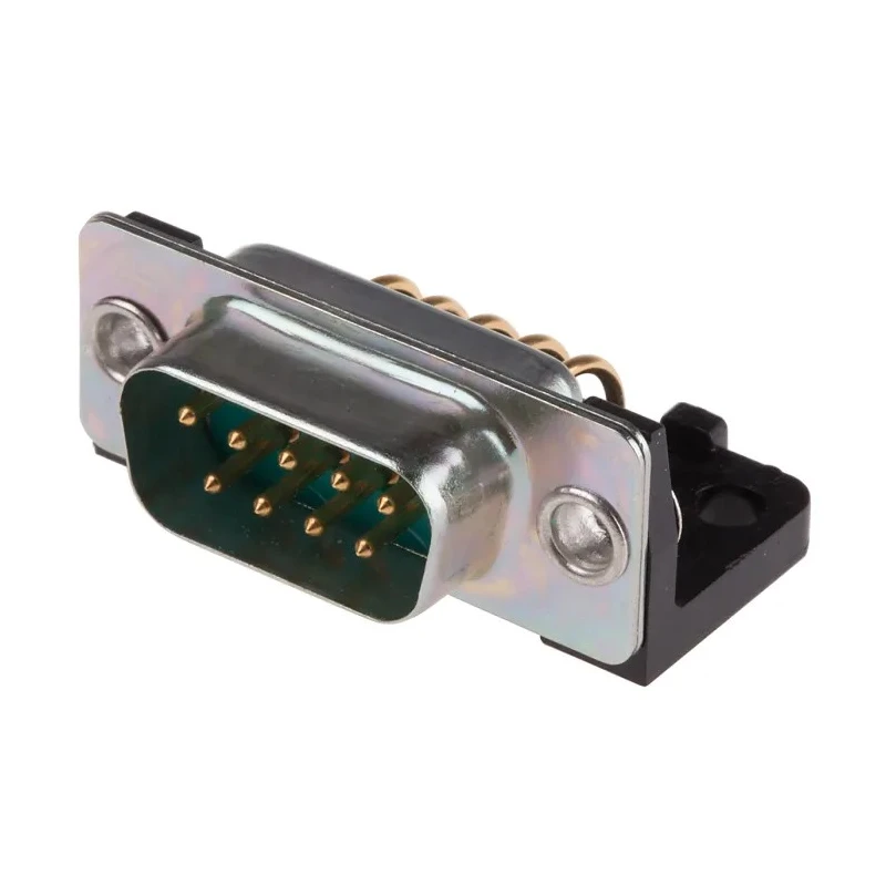 RS PRO 9 Way Right Angle Through Hole D-Sub Connector Male 482-856