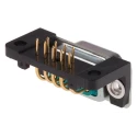 RS PRO 9 Way Right Angle Through Hole D-Sub Connector Male 482-856