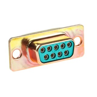 RS PRO 9 Way Straight 2.74 mm Pitch Panel Mount D-Sub Connector Female 482-812