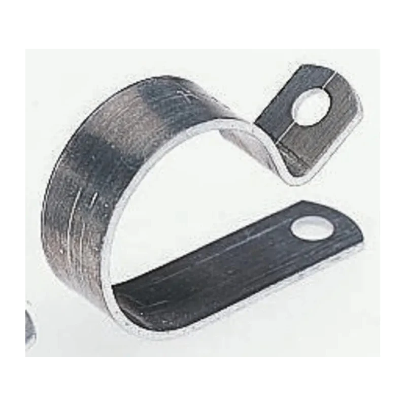 HellermannTyton 11.1 mm ID Natural Aluminium P-Clip 211-10070 ALU7-AL-NA
