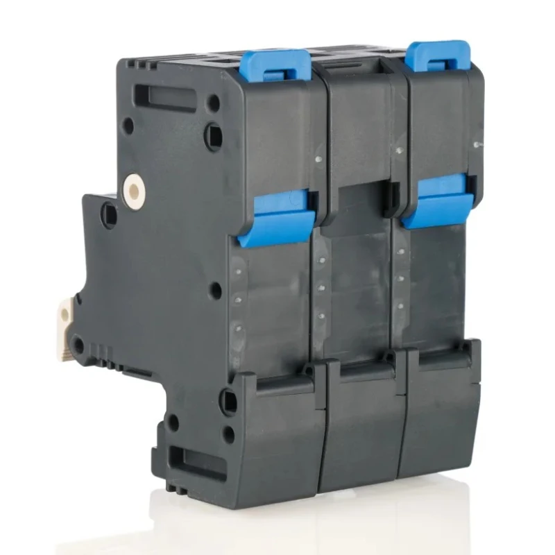 Schneider Electric 50A Rail Mount Fuse Holder for 14 mm x 51 mm, 3P-Pole, 690V ac DF143C
