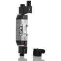 Norgren Pneumatic Solenoid Valve 5/2 Port Push-in Connection Die Cast Aluminium Body 110V AC SXE0573-A60-00/110VAC