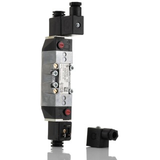 Norgren Pneumatic Solenoid Valve 5/2 Port Push-in Connection Die Cast Aluminium Body 110V AC SXE0573-A60-00/110VAC