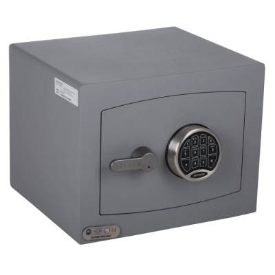 Securikey 26L Electronic Office Safe Grey, 4mm Solid Steel Body, Advanced Digital Lock SFMV1ZE