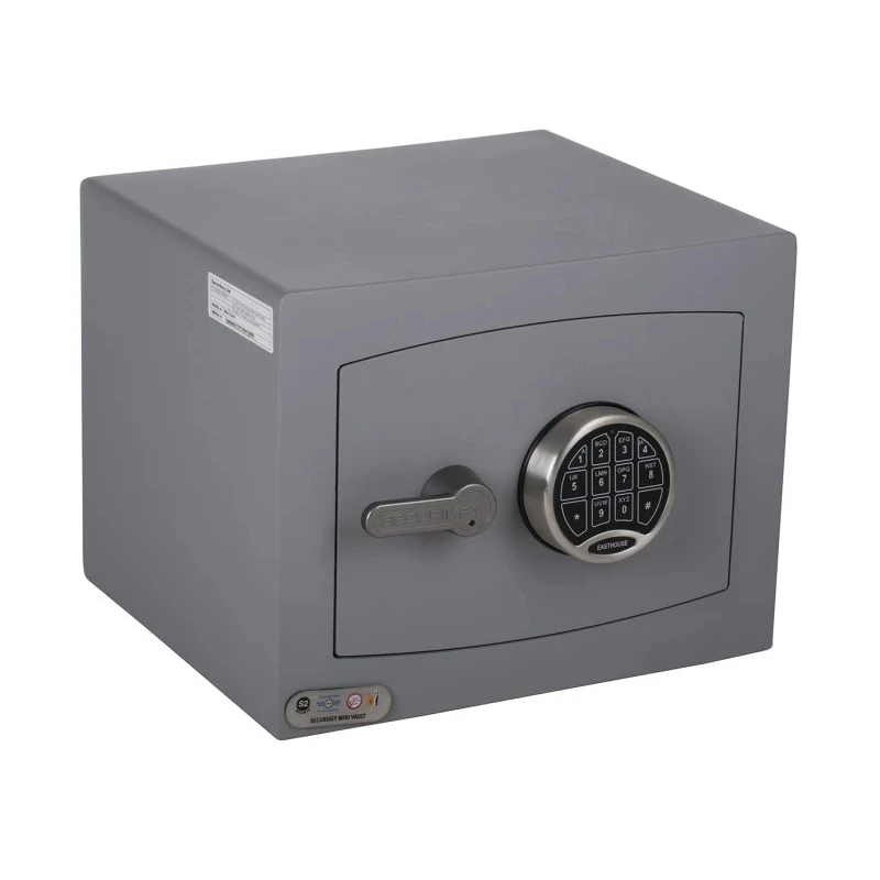 Securikey 26L Electronic Office Safe Grey, 4mm Solid Steel Body, Advanced Digital Lock SFMV1ZE