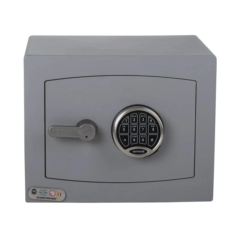 Securikey 26L Electronic Office Safe Grey, 4mm Solid Steel Body, Advanced Digital Lock SFMV1ZE